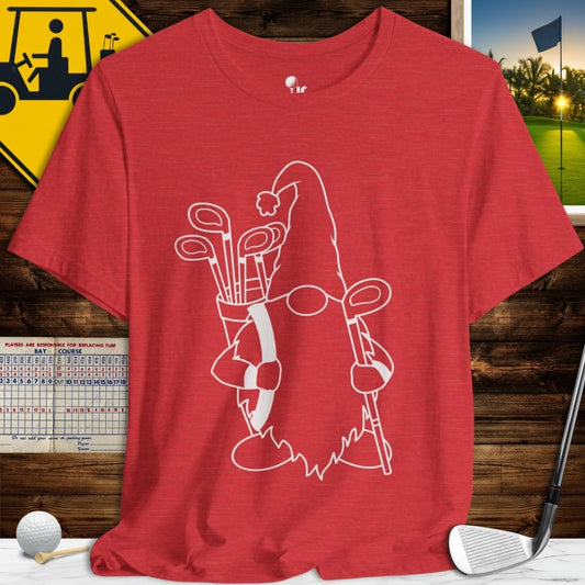 Christmas Golf Gnome T-Shirt