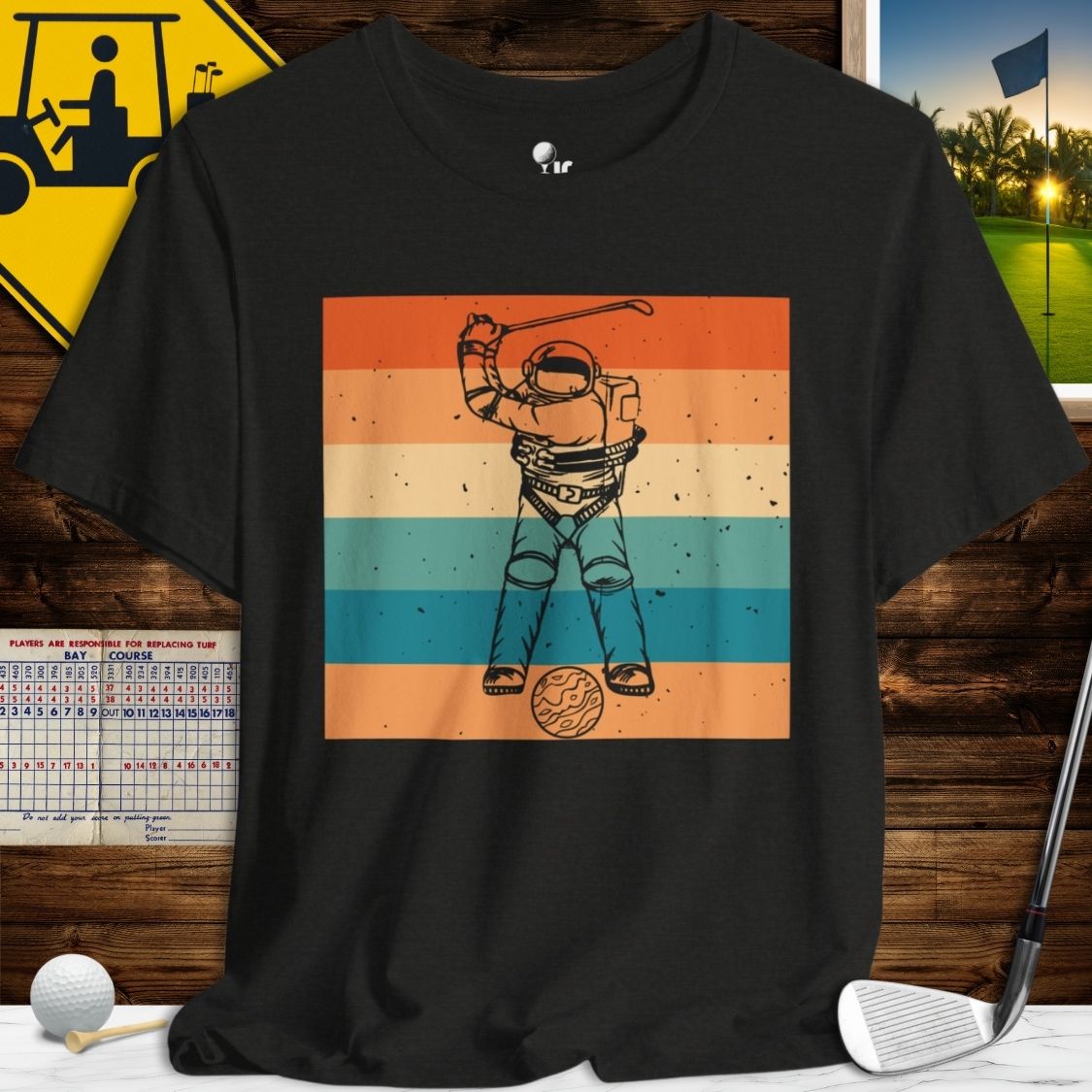 Astronaut Golfer T-Shirt