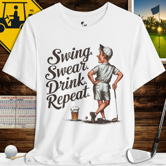 Swing Swear Drink Repeat T-Shirt